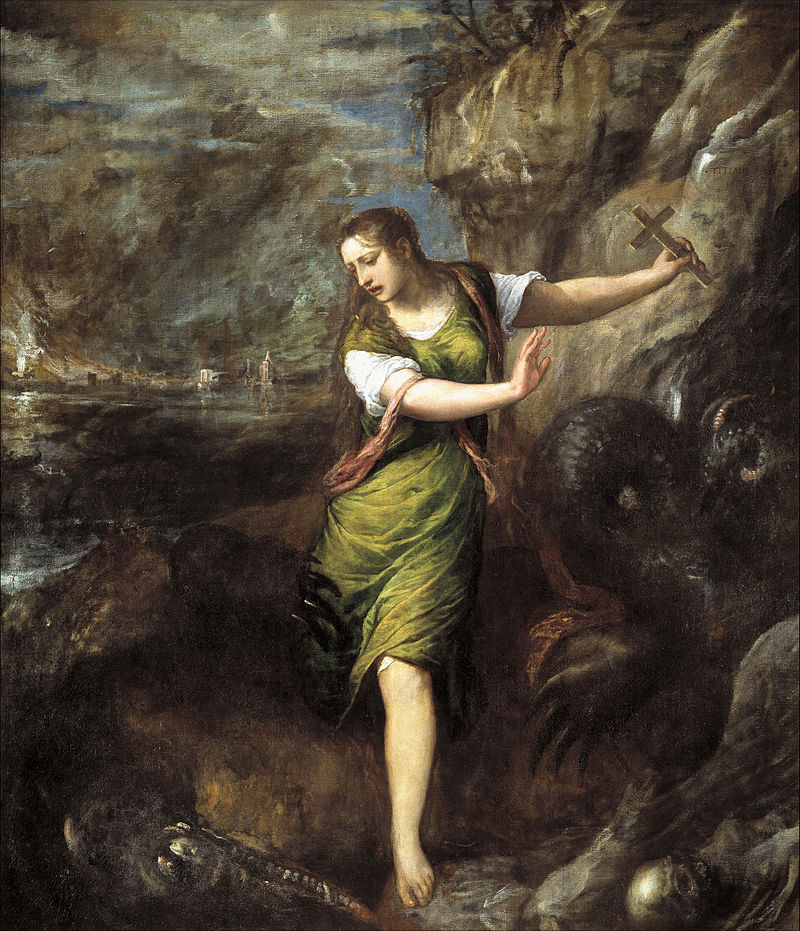 saint margaret and the dragon